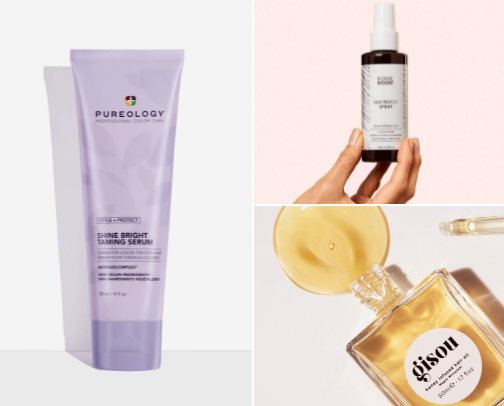 hair care and shower needs cover photo collage