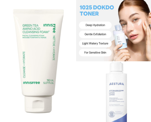 Get that Glow: Korean Skincare Essentials cover photo collage