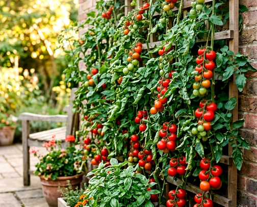 Grow Up, Not Out: The Ultimate Guide to Vertical Gardening for Small Spaces cover photo collage