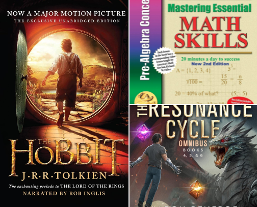 books cover photo collage