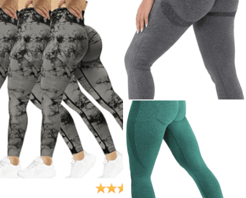 amazon leggings cover photo collage