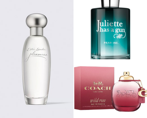 Favourite women fragrances cover photo collage