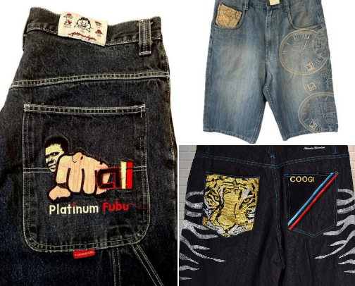 Need some pair of jorts? Vintage Y2K Streetwear Selection cover photo collage