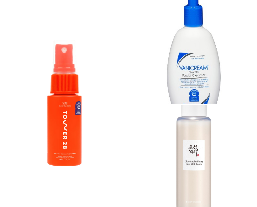 Skincare Routine For My Super Sensitive Reactive Girlies 😭😡 cover photo collage