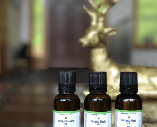 Natural oil cover photo collage