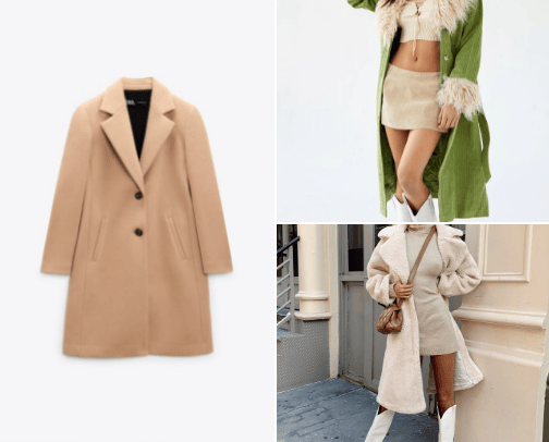 Winter clothes cover photo collage