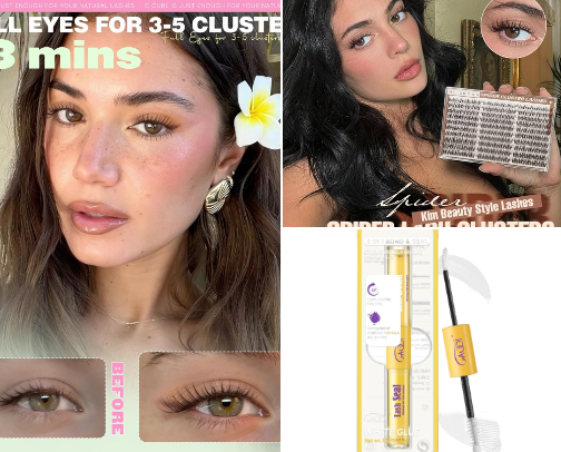 lashes cover photo collage