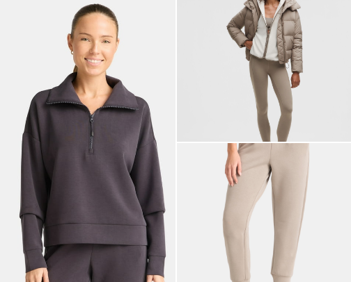 Winter clothes cover photo collage