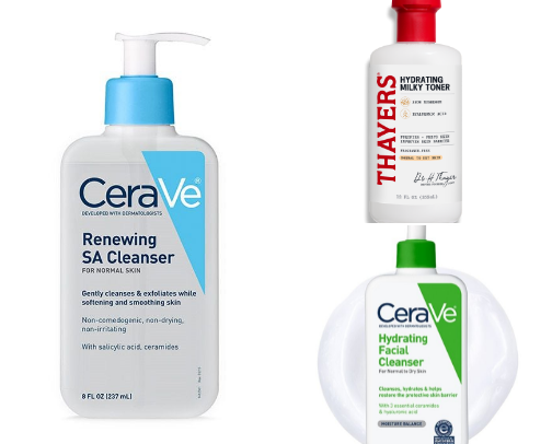 skincare products to the rescue! cover photo collage