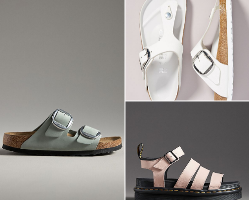 Comfy and Stylish Summer Sandals for the Ladies! cover photo collage