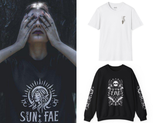 SunFae Merch cover photo collage