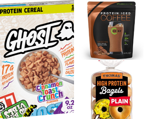 High-protein no-prep snackies cover photo collage