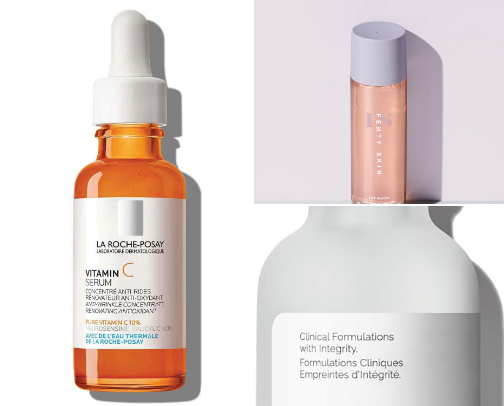 Skin care cover photo collage