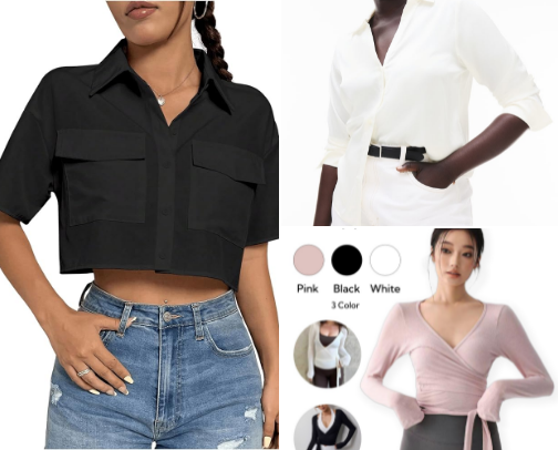 Best Tops For Petite Girls ( Look Taller Instantly ) cover photo collage