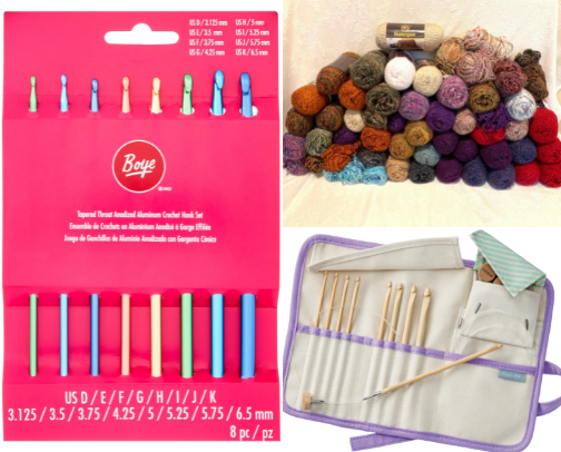 Crochet cover photo collage