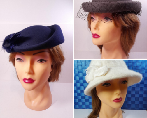 Vintage hat cover photo collage