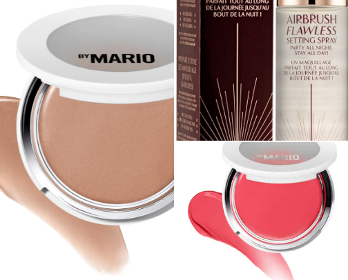 Makeup products 💄 cover photo collage