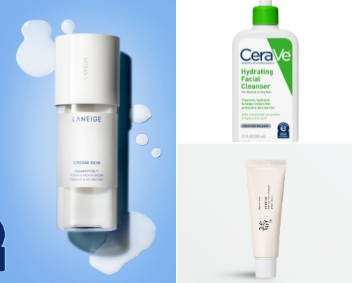 My Favorite Beauty Recs (Normal to Dry Skin) 💅 cover photo collage