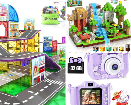 Christmas gifts to excite kiddos from any age! cover photo collage
