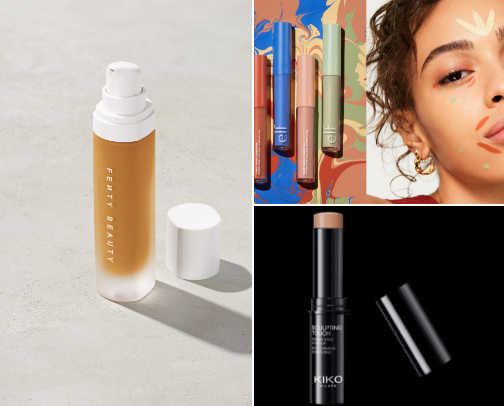 My beauty recs as a beginner cover photo collage