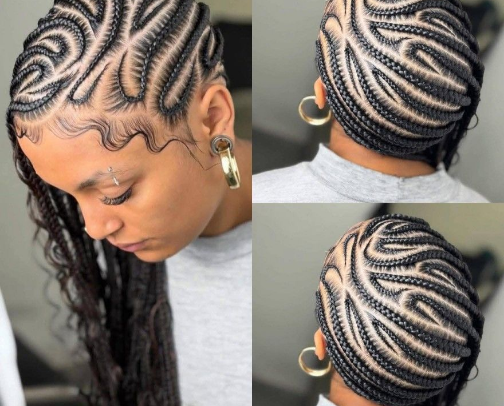Different hair does cover photo collage