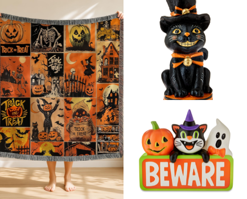 Vintage Halloween Finds cover photo collage