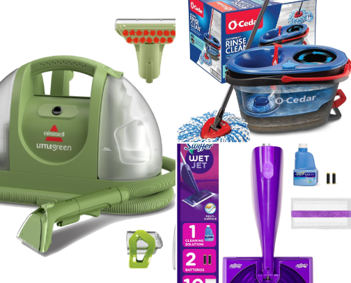 Cleaning & Laundry Essentials: Top Amazon Picks for Florida Homes cover photo collage