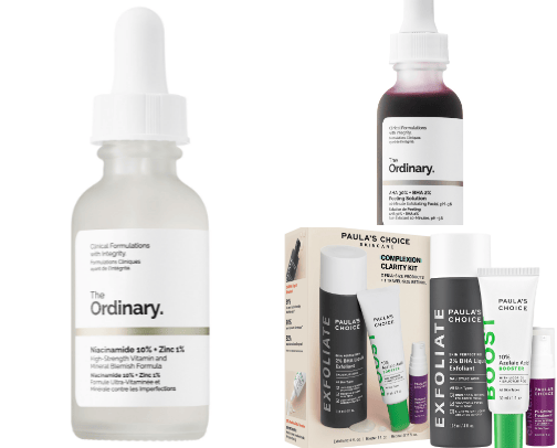 Skincare cover photo collage