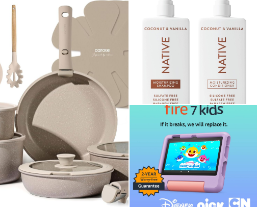 Amazon finds and deals! cover photo collage