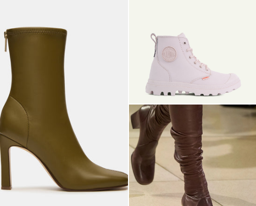 Boots for different kind of outfits cover photo collage