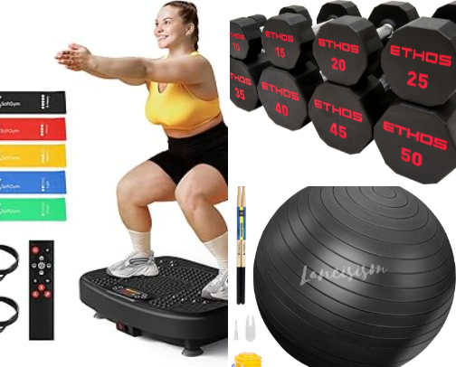 Let's exercise together cover photo collage