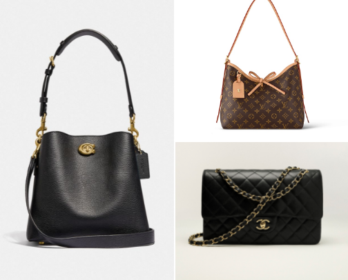 The most fabulous purses from balling on a budget to ultra luxe! cover photo collage