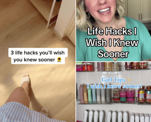 Tips & Life Hacks To Make Your Life Easier cover photo collage