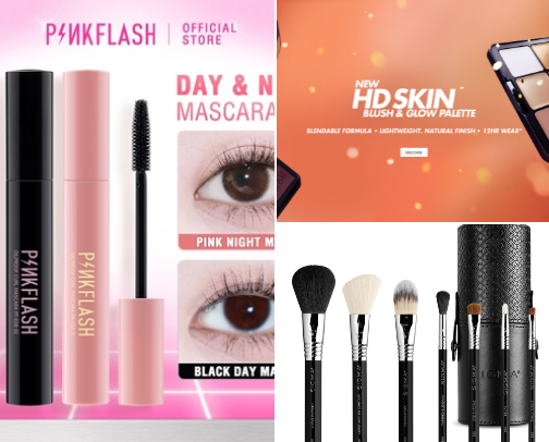 Rekomendasi makeup terbaik cover photo collage