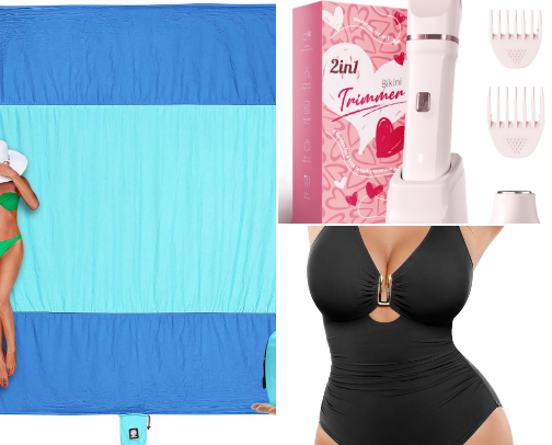 This Summers Beach Essentials☀️☀️☀️ cover photo collage