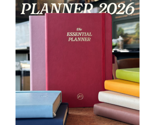 Simple Physical Planners & Cute Stickers for Cozy Introverts cover photo collage