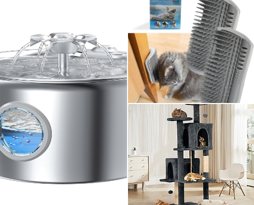 Cat Mom Must Haves cover photo collage