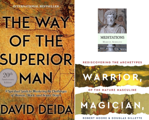 Books for Men Who Want to Upgrade Their Lives cover photo collage