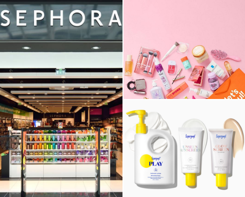 Cosmetics Store Recommendation cover photo collage