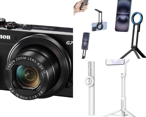 Content Creator Essentials: Gadgets I Use for TikTok, Reels & Better Videos 📱✨ cover photo collage