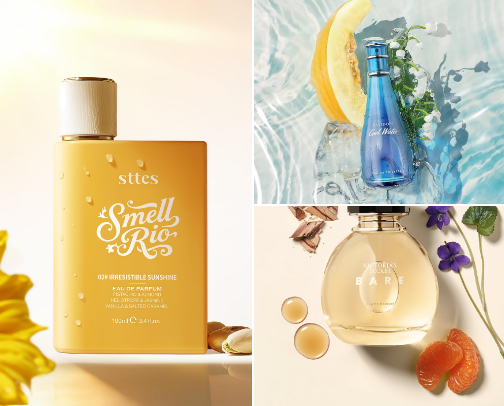 Main Character Fragrances🍯 ✨ cover photo collage