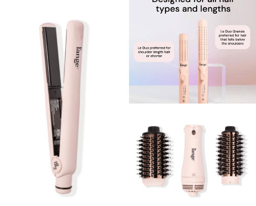 Hair accessories/tools cover photo collage