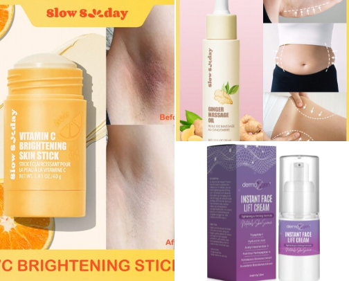 Body care cover photo collage