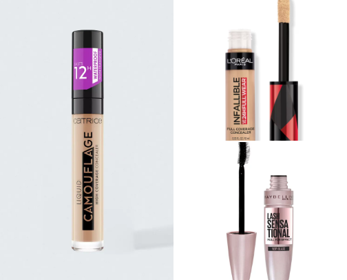 The best affordable makeup products💕 cover photo collage