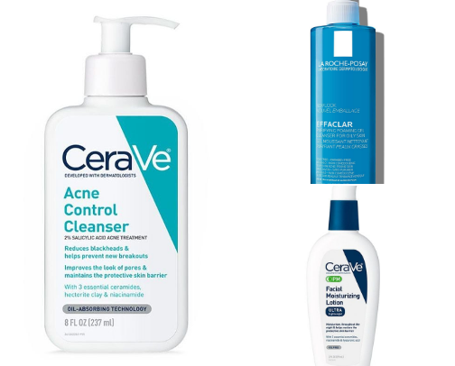✨ Acne Skincare Routine | Clear Skin Products for Teens cover photo collage