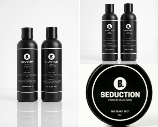 Beard Care for Black Men, From a Licensed Cosmetologist cover photo collage