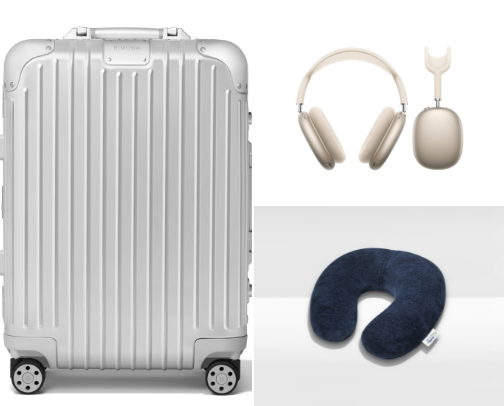 International travel essentials🌍🛩 cover photo collage