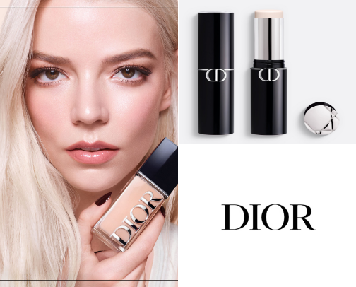 Dior beauty cover photo collage