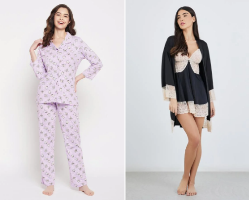 SLEEPWEAR COLLECTIONS cover photo collage