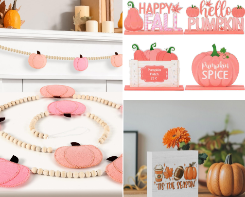 Fall decor cover photo collage
